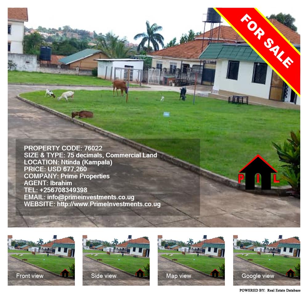 Commercial Land  for sale in Ntinda Kampala Uganda, code: 76022