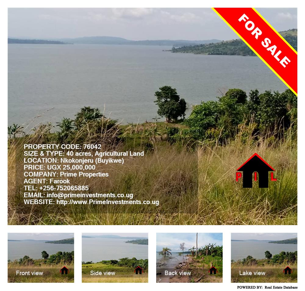 Agricultural Land  for sale in Nkokonjeru Buyikwe Uganda, code: 76042