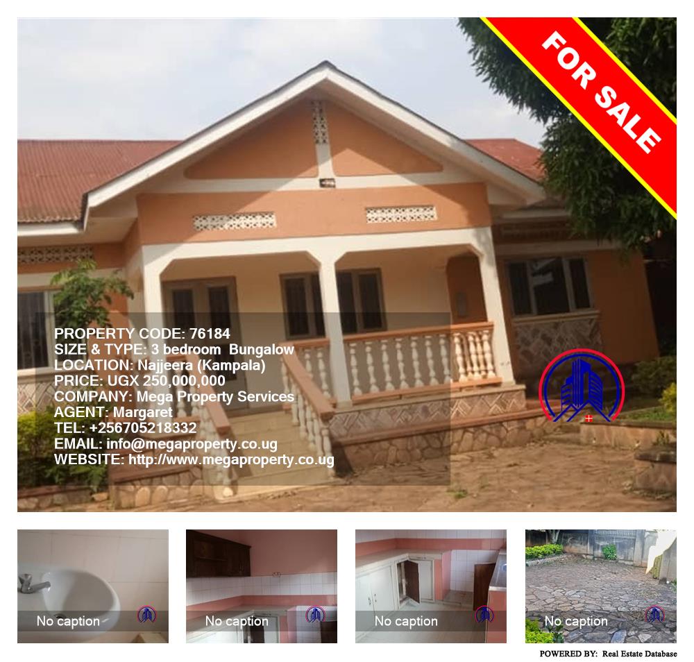 3 bedroom Bungalow  for sale in Najjera Kampala Uganda, code: 76184