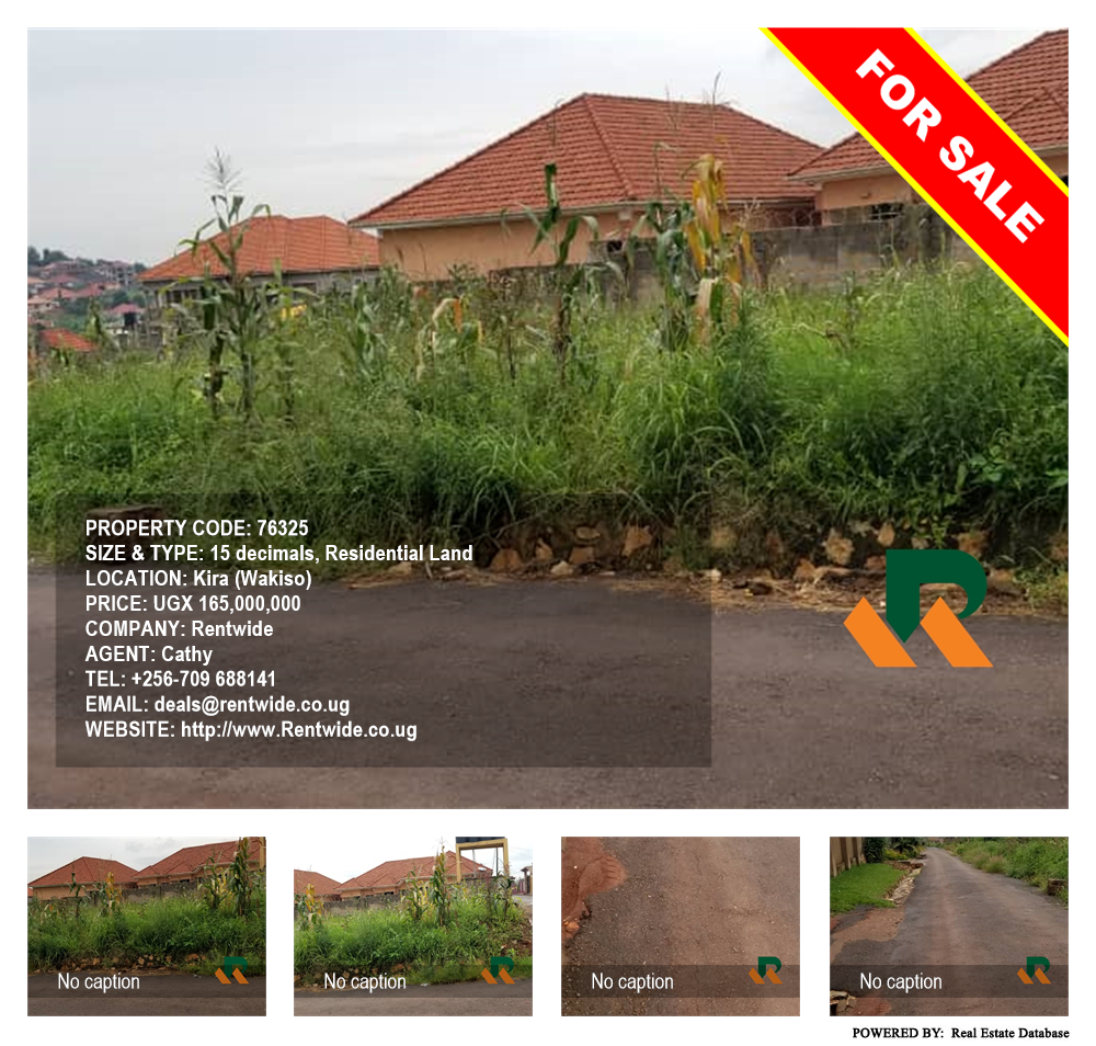 Residential Land  for sale in Kira Wakiso Uganda, code: 76325