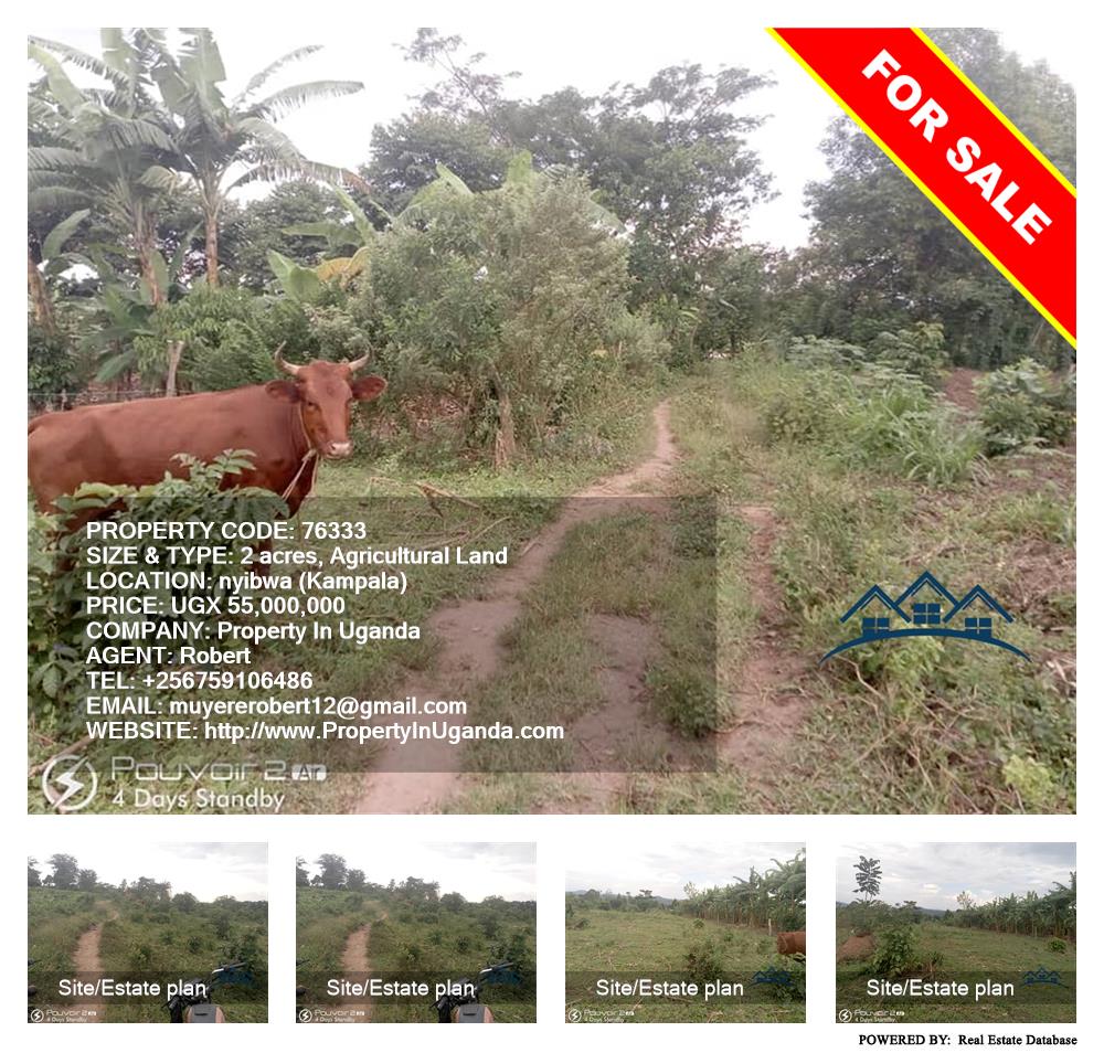 Agricultural Land  for sale in Nyibwa Kampala Uganda, code: 76333