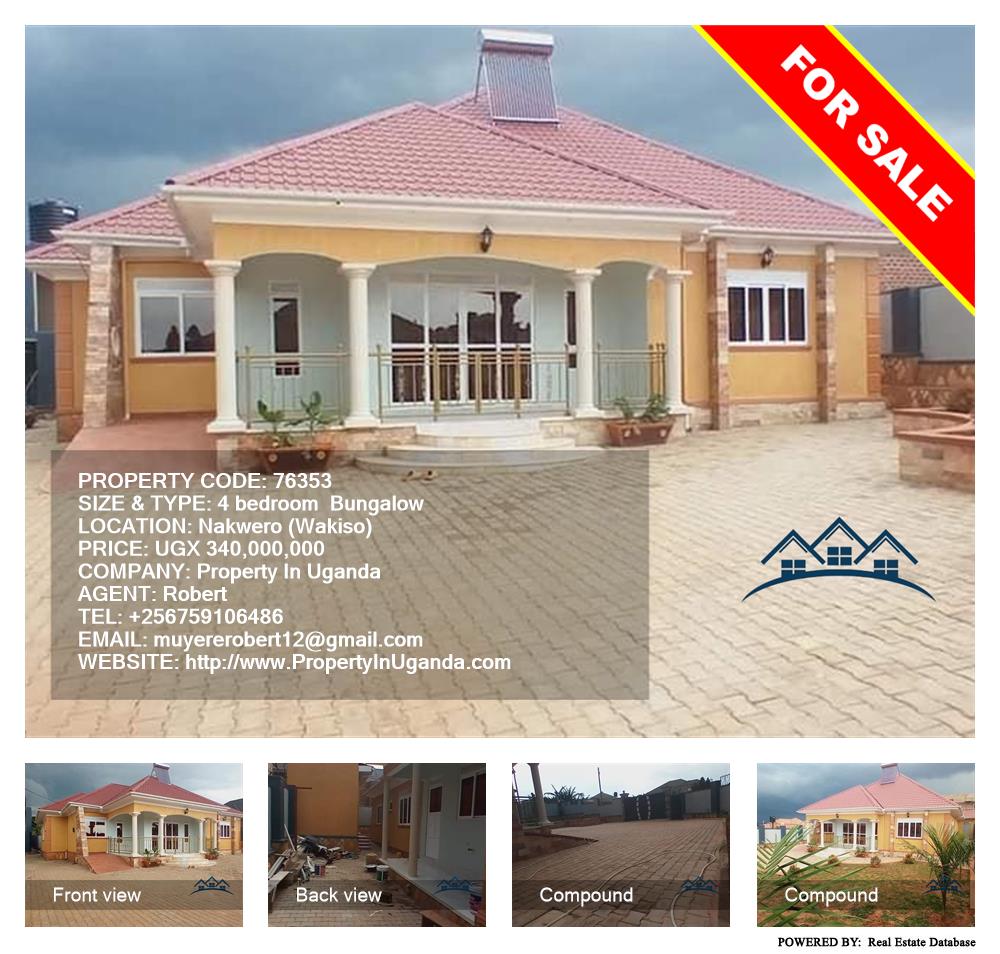 4 bedroom Bungalow  for sale in Nakweelo Wakiso Uganda, code: 76353