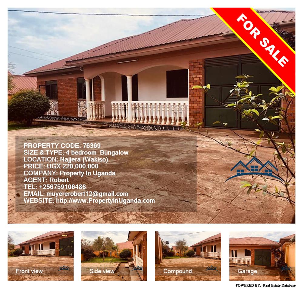 4 bedroom Bungalow  for sale in Najjera Wakiso Uganda, code: 76369