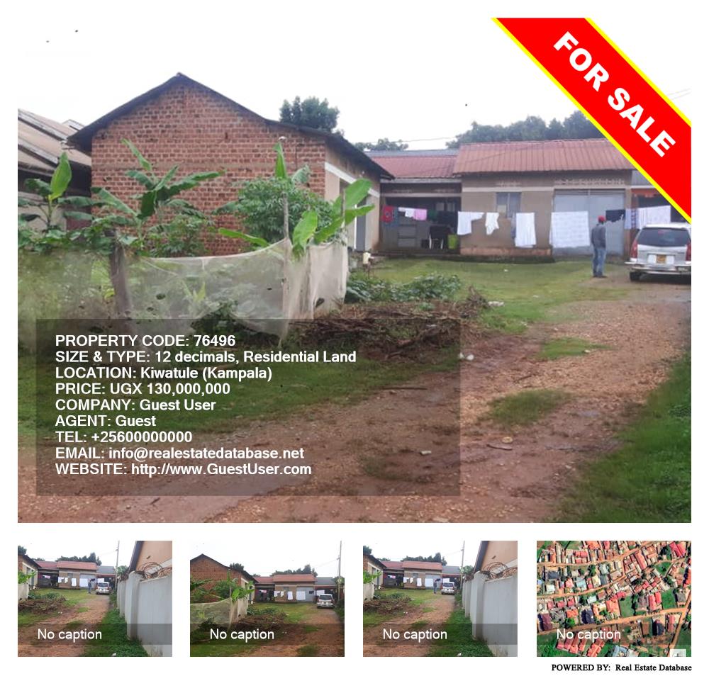 Residential Land  for sale in Kiwaatule Kampala Uganda, code: 76496