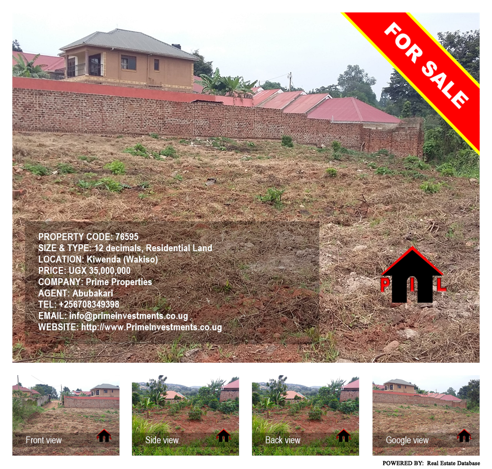 Residential Land  for sale in Kiwenda Wakiso Uganda, code: 76595