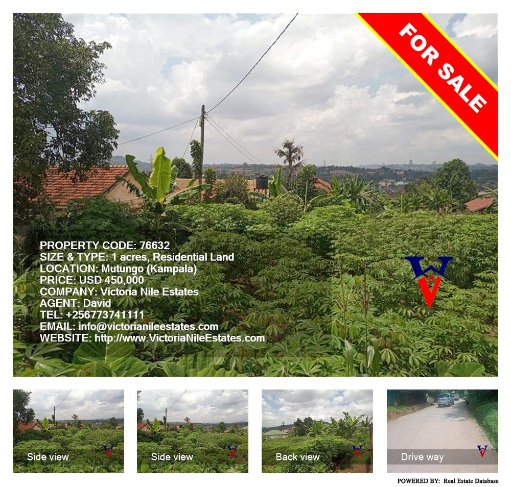Residential Land  for sale in Mutungo Kampala Uganda, code: 76632