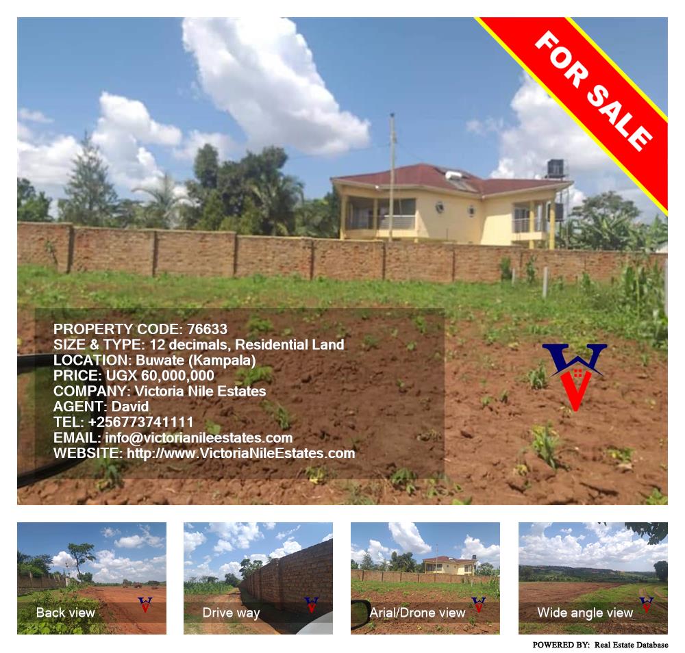 Residential Land  for sale in Buwaate Kampala Uganda, code: 76633