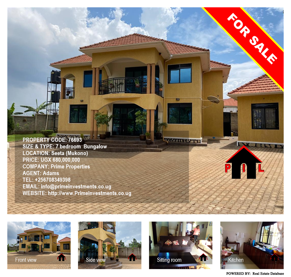 7 bedroom Bungalow  for sale in Seeta Mukono Uganda, code: 76693