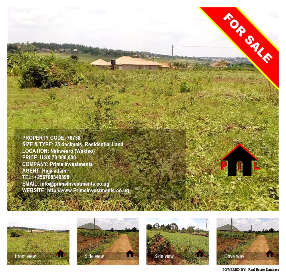 Residential Land  for sale in Nakweelo Wakiso Uganda, code: 76738