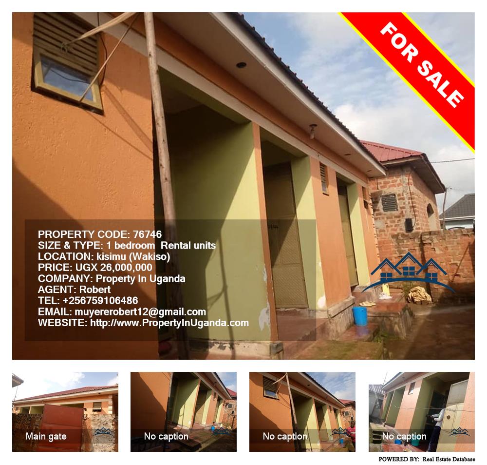 1 bedroom Rental units  for sale in Kisimu Wakiso Uganda, code: 76746