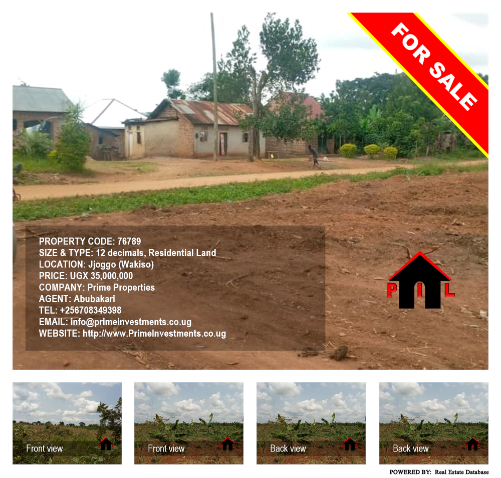 Residential Land  for sale in Jjoggo Wakiso Uganda, code: 76789