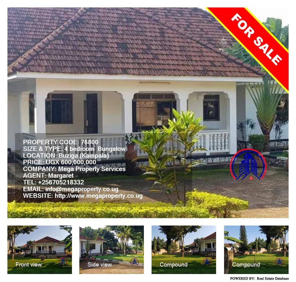 4 bedroom Bungalow  for sale in Buziga Kampala Uganda, code: 76800