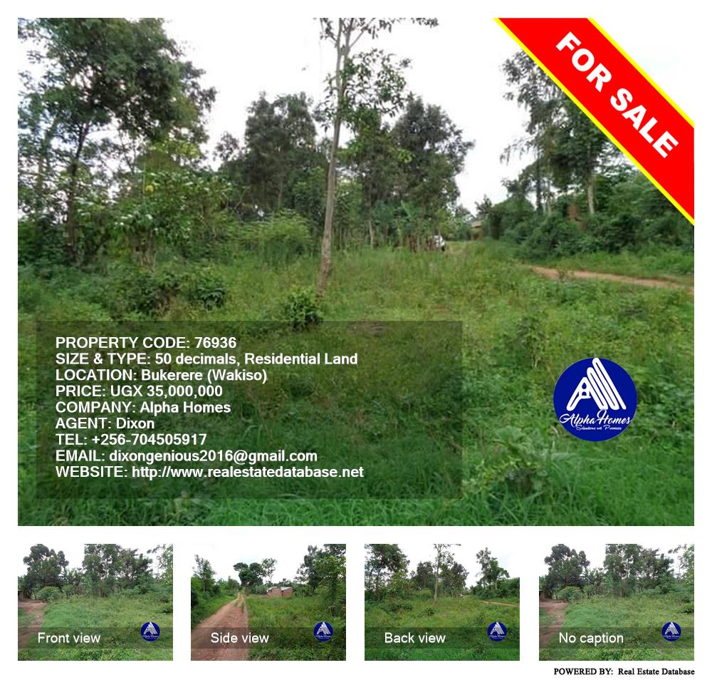 Residential Land  for sale in Bukeelele Wakiso Uganda, code: 76936