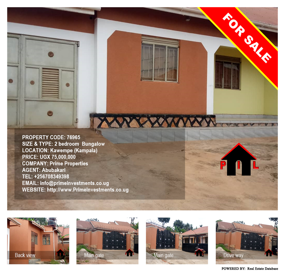 2 bedroom Bungalow  for sale in Kawempe Kampala Uganda, code: 76965