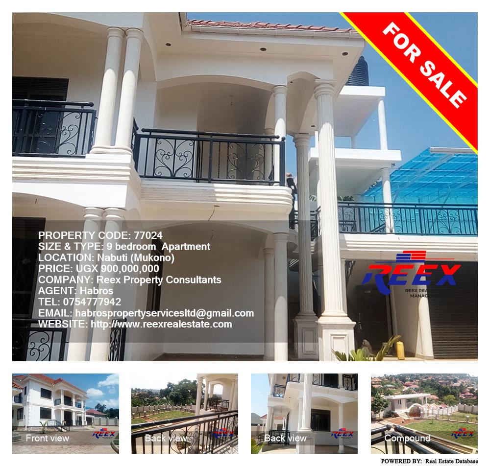 9 bedroom Apartment  for sale in Nabuuti Mukono Uganda, code: 77024