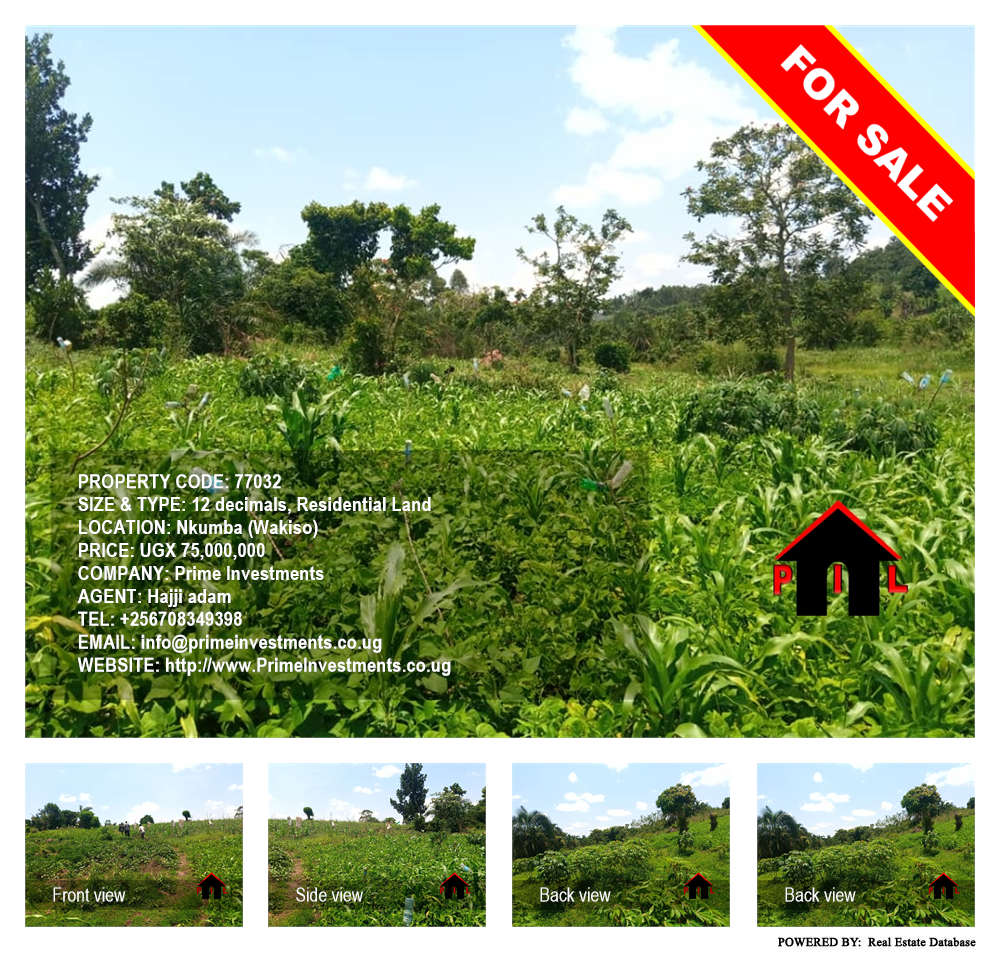Residential Land  for sale in Nkumba Wakiso Uganda, code: 77032