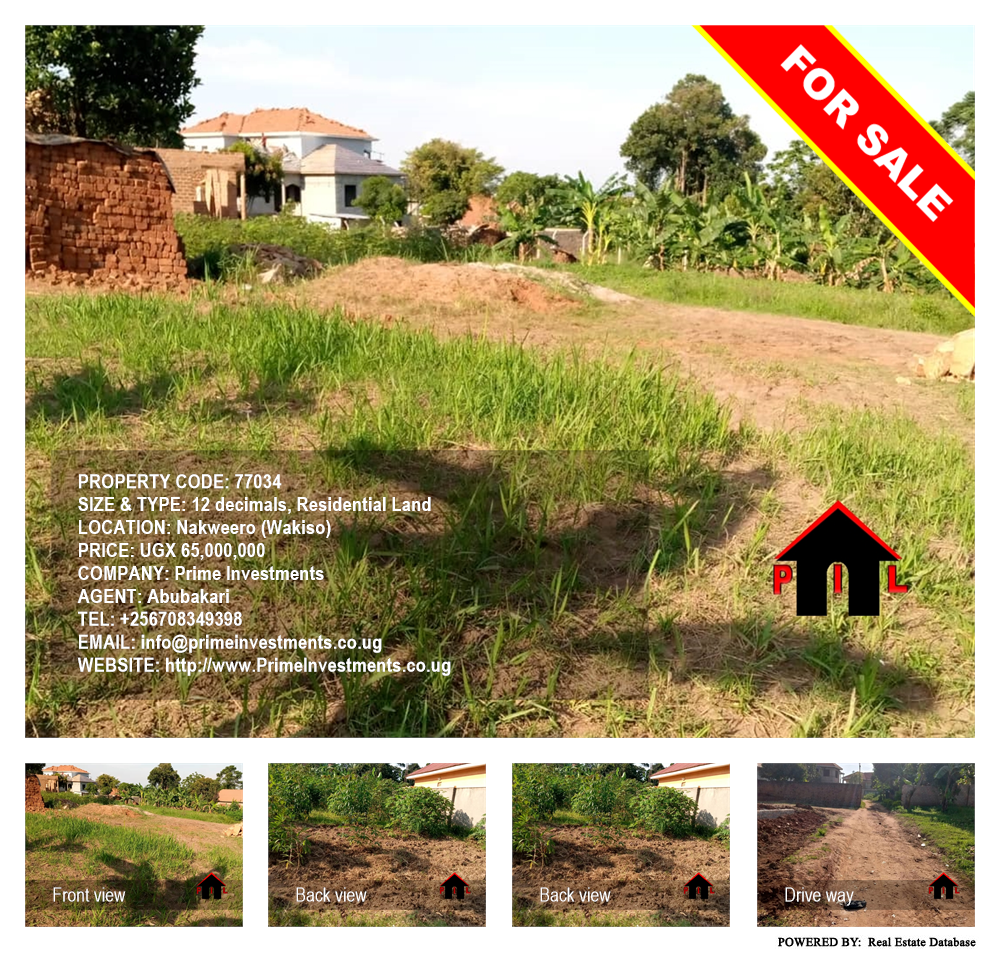 Residential Land  for sale in Nakweelo Wakiso Uganda, code: 77034