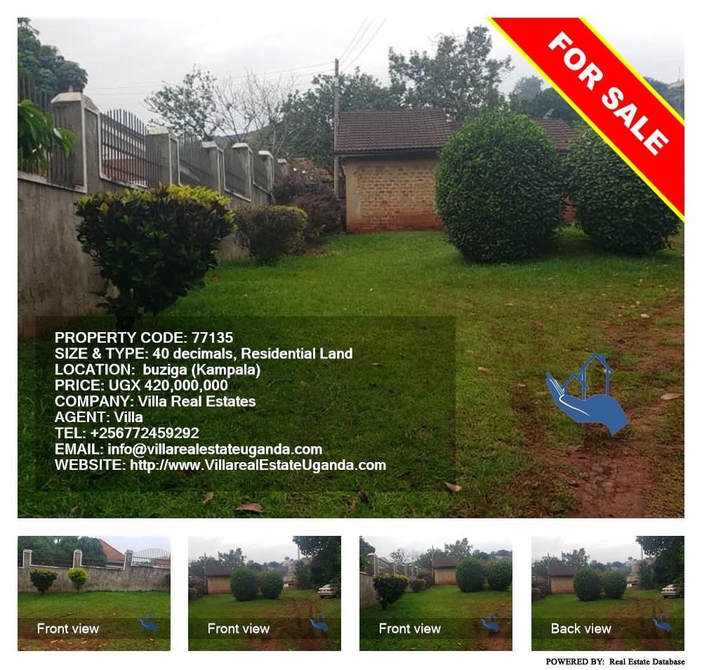 Residential Land  for sale in Buziga Kampala Uganda, code: 77135