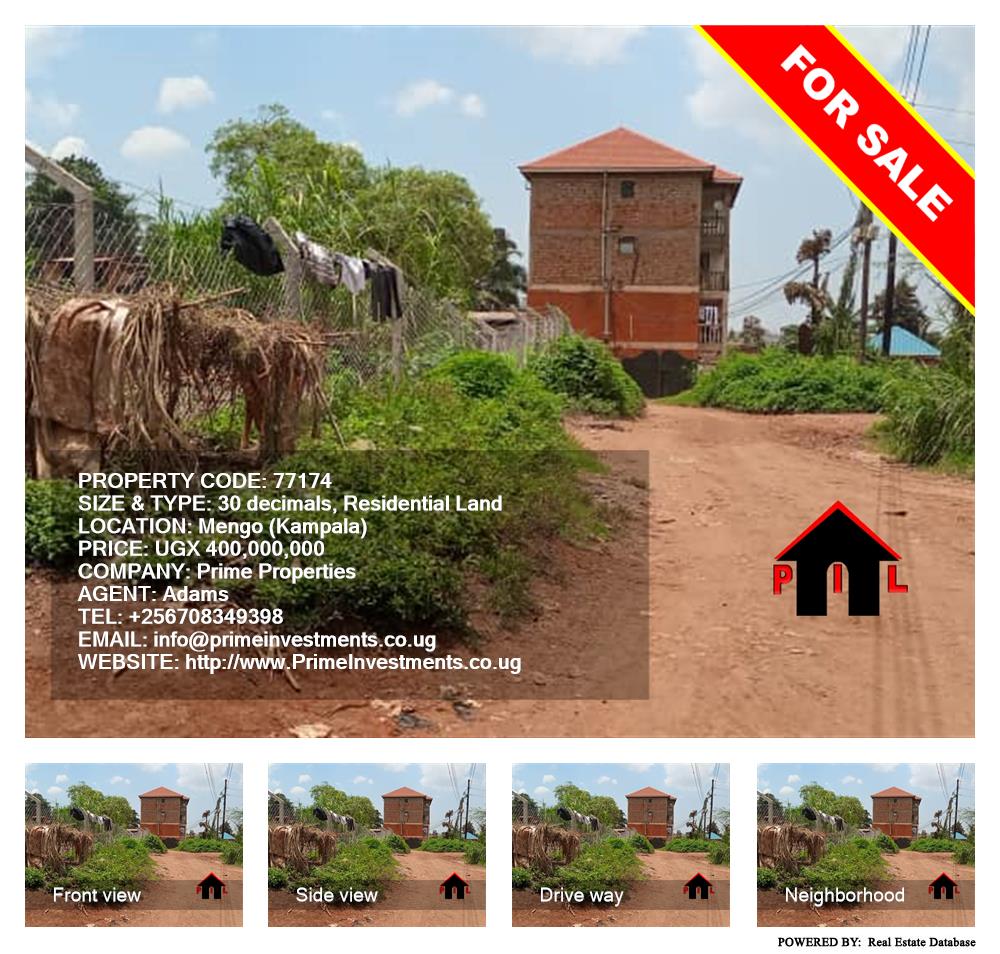 Residential Land  for sale in Mengo Kampala Uganda, code: 77174