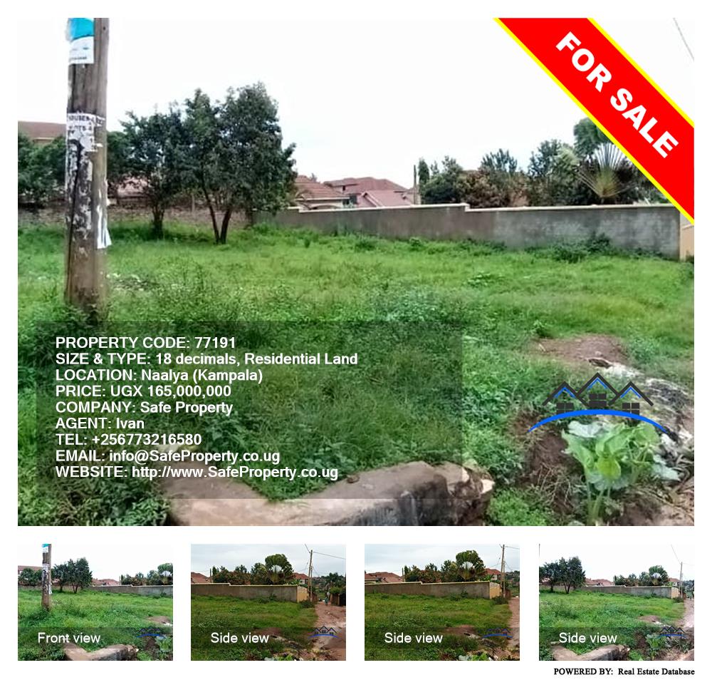 Residential Land  for sale in Naalya Kampala Uganda, code: 77191
