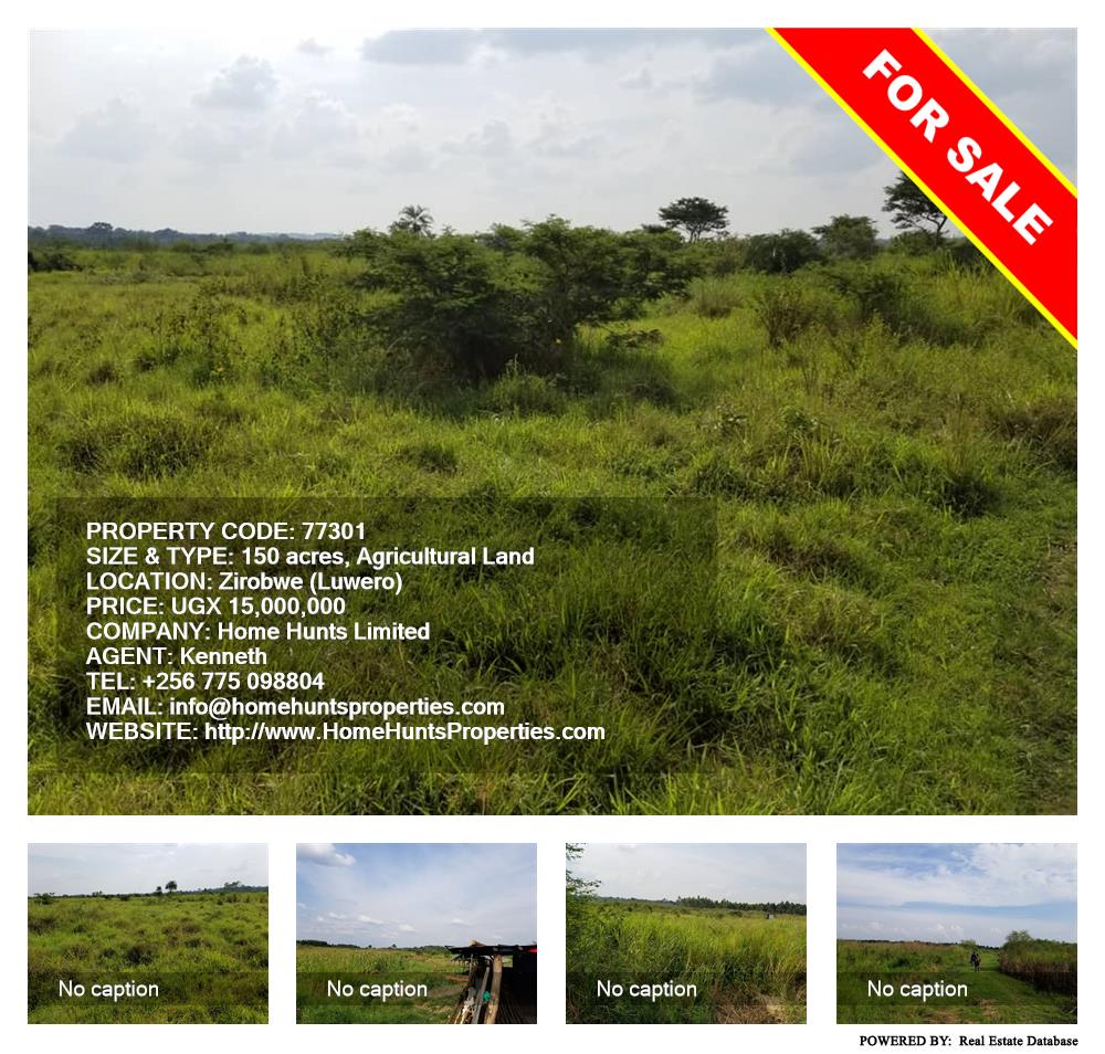 Agricultural Land  for sale in Ziloobwe Luweero Uganda, code: 77301