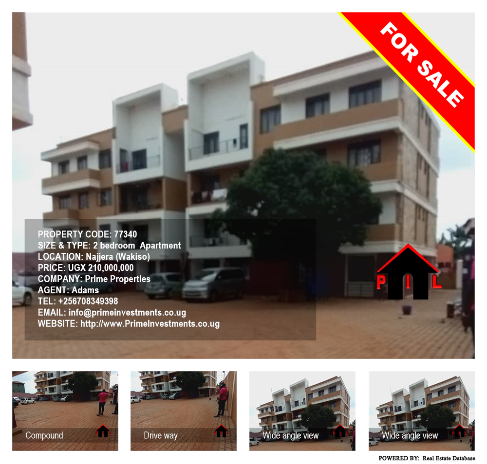 2 bedroom Apartment  for sale in Najjera Wakiso Uganda, code: 77340