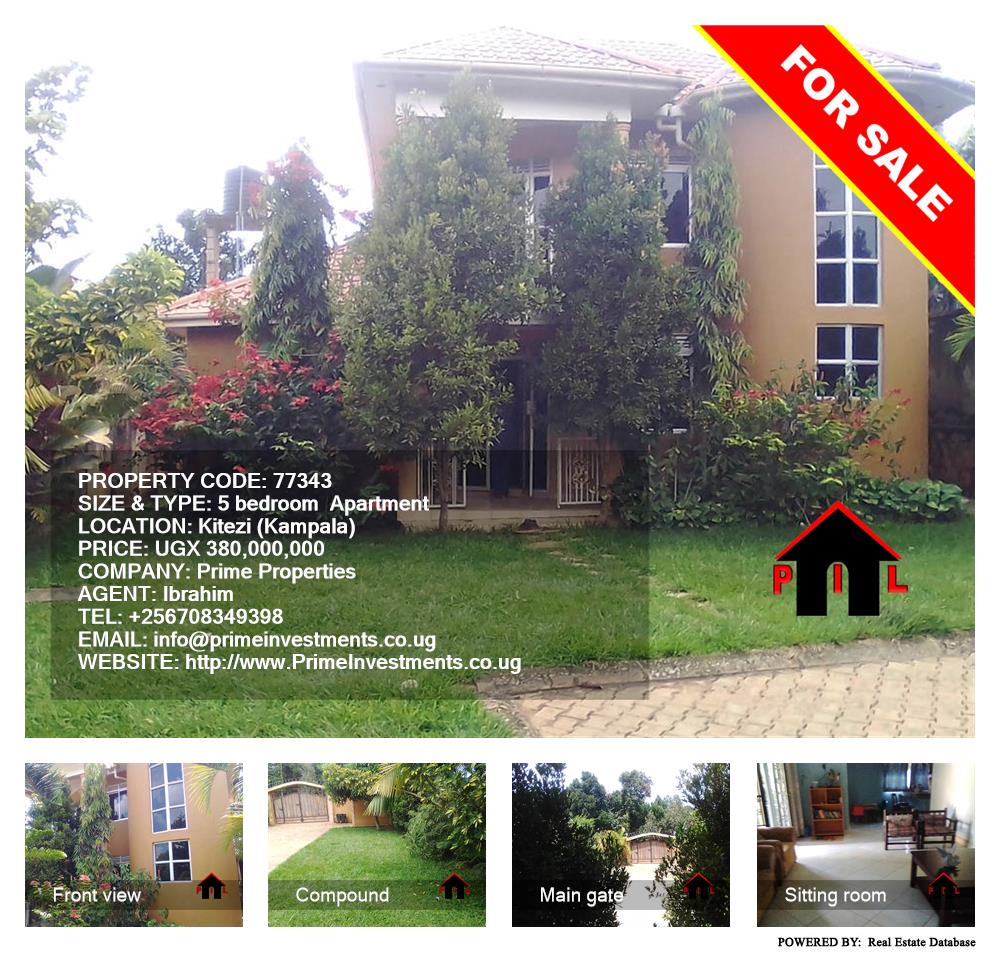 5 bedroom Apartment  for sale in Kiteezi Kampala Uganda, code: 77343