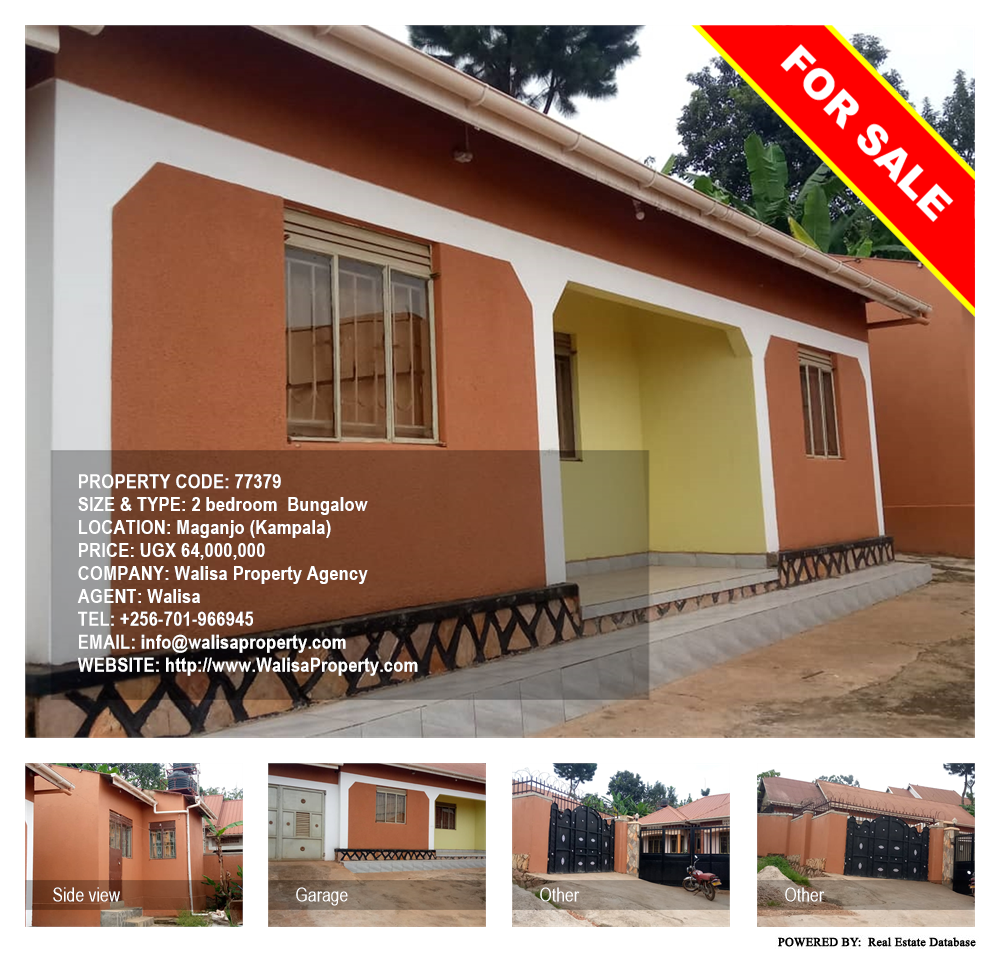 2 bedroom Bungalow  for sale in Maganjo Kampala Uganda, code: 77379