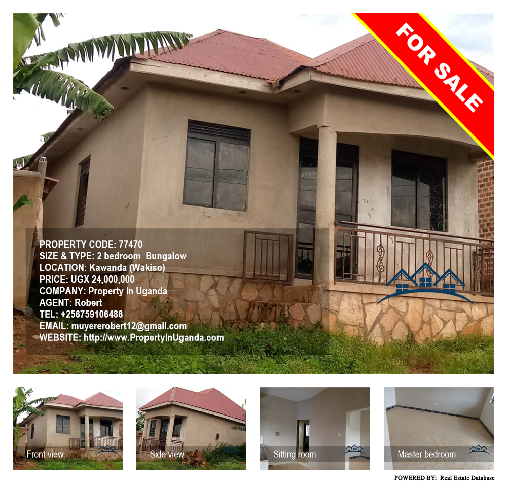 2 bedroom Bungalow  for sale in Kawanda Wakiso Uganda, code: 77470