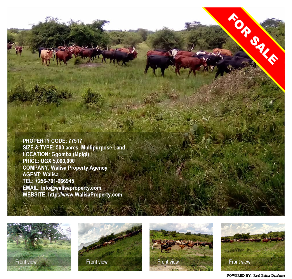 Multipurpose Land  for sale in Ggomba Mpigi Uganda, code: 77517