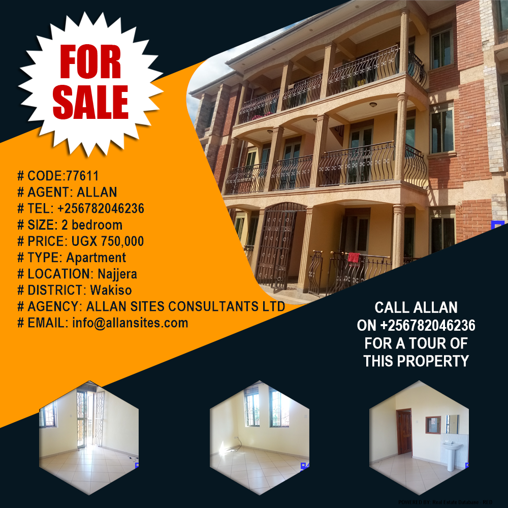 2 bedroom Apartment  for rent in Najjera Wakiso Uganda, code: 77611