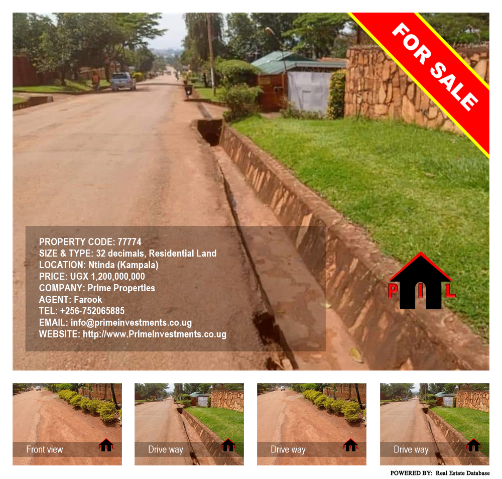 Residential Land  for sale in Ntinda Kampala Uganda, code: 77774