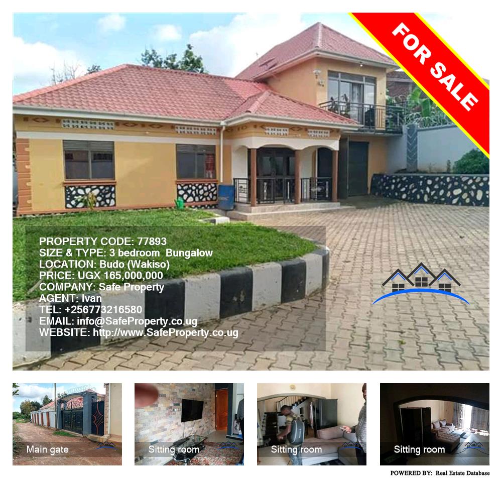 3 bedroom Bungalow  for sale in Buddo Wakiso Uganda, code: 77893