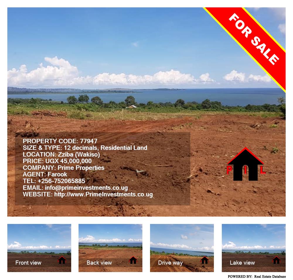 Residential Land  for sale in Zziba Wakiso Uganda, code: 77947