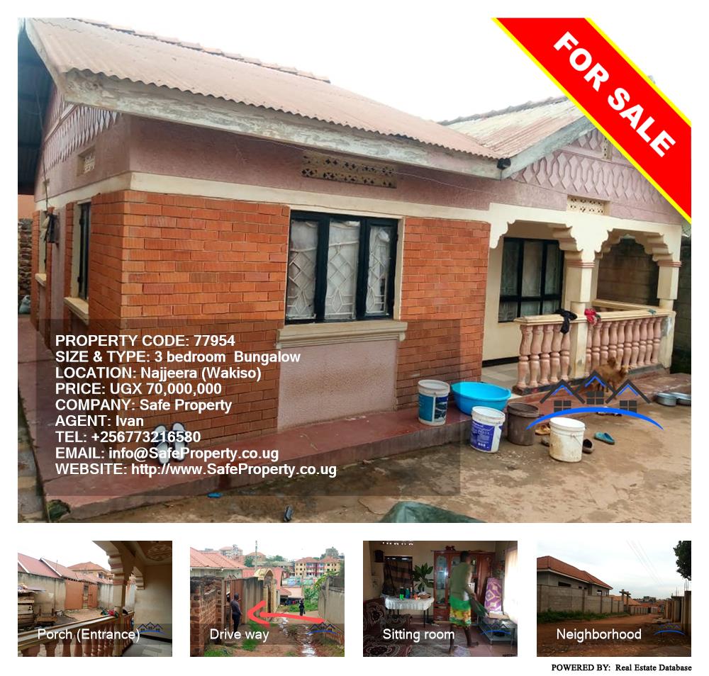 3 bedroom Bungalow  for sale in Najjera Wakiso Uganda, code: 77954