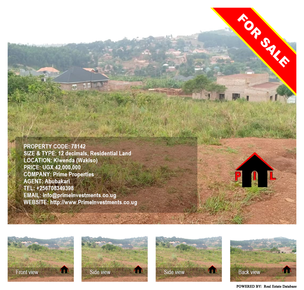 Residential Land  for sale in Kiwenda Wakiso Uganda, code: 78142