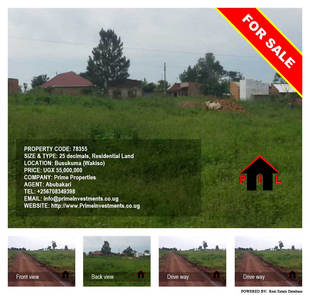 Residential Land  for sale in Busukuma Wakiso Uganda, code: 78355