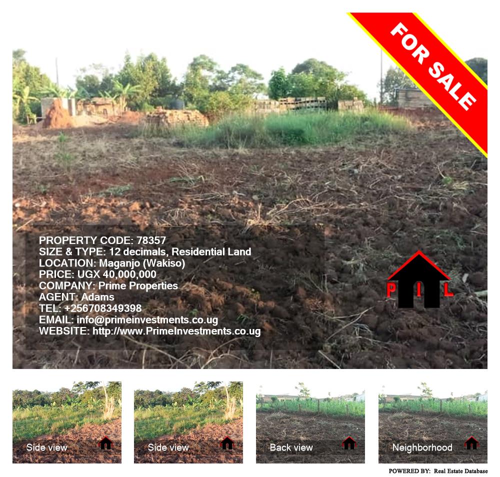 Residential Land  for sale in Maganjo Wakiso Uganda, code: 78357