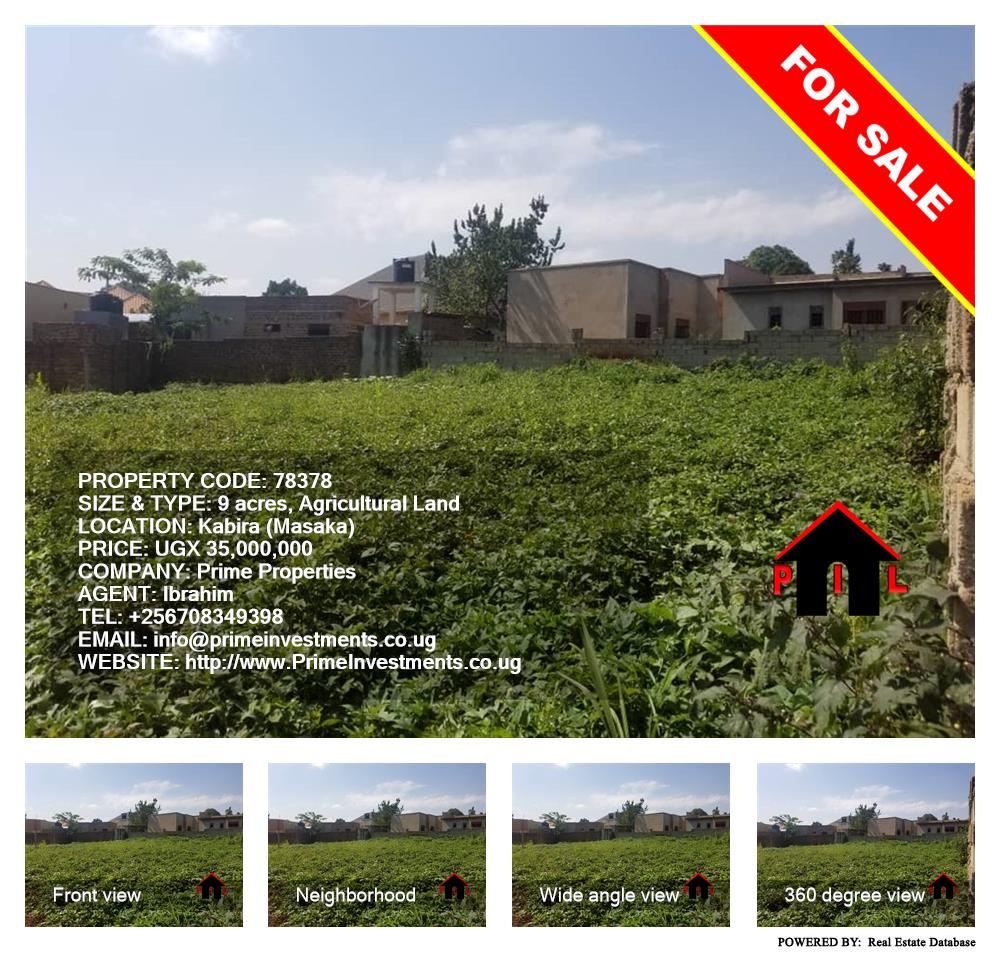 Agricultural Land  for sale in Kabila Masaka Uganda, code: 78378