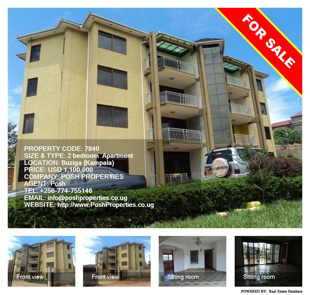 2 bedroom Apartment  for sale in Buziga Kampala Uganda, code: 7840