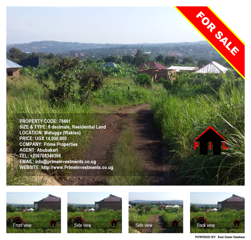 Residential Land  for sale in Matugga Wakiso Uganda, code: 78461