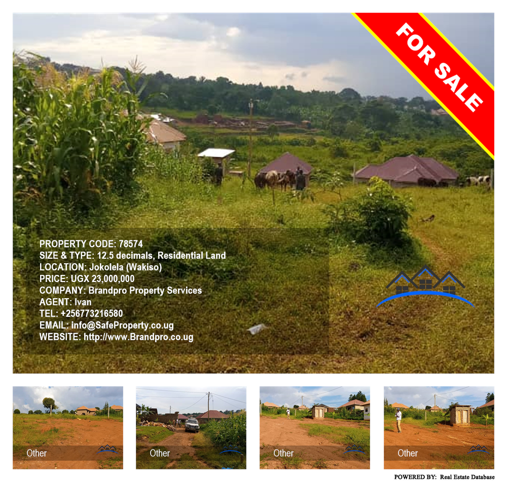 Residential Land  for sale in Jokolela Wakiso Uganda, code: 78574
