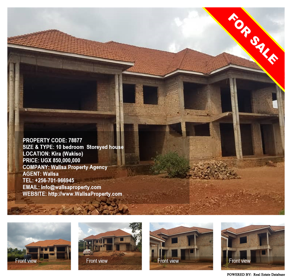 10 bedroom Storeyed house  for sale in Kira Wakiso Uganda, code: 78877