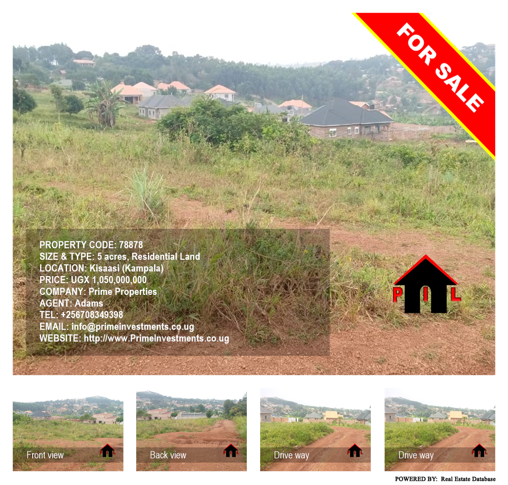 Residential Land  for sale in Kisaasi Kampala Uganda, code: 78878
