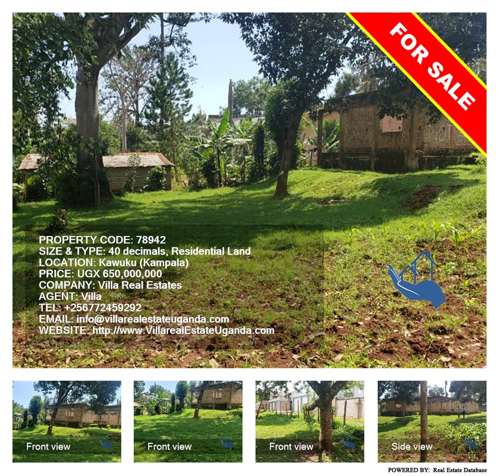 Residential Land  for sale in Kawuku Kampala Uganda, code: 78942