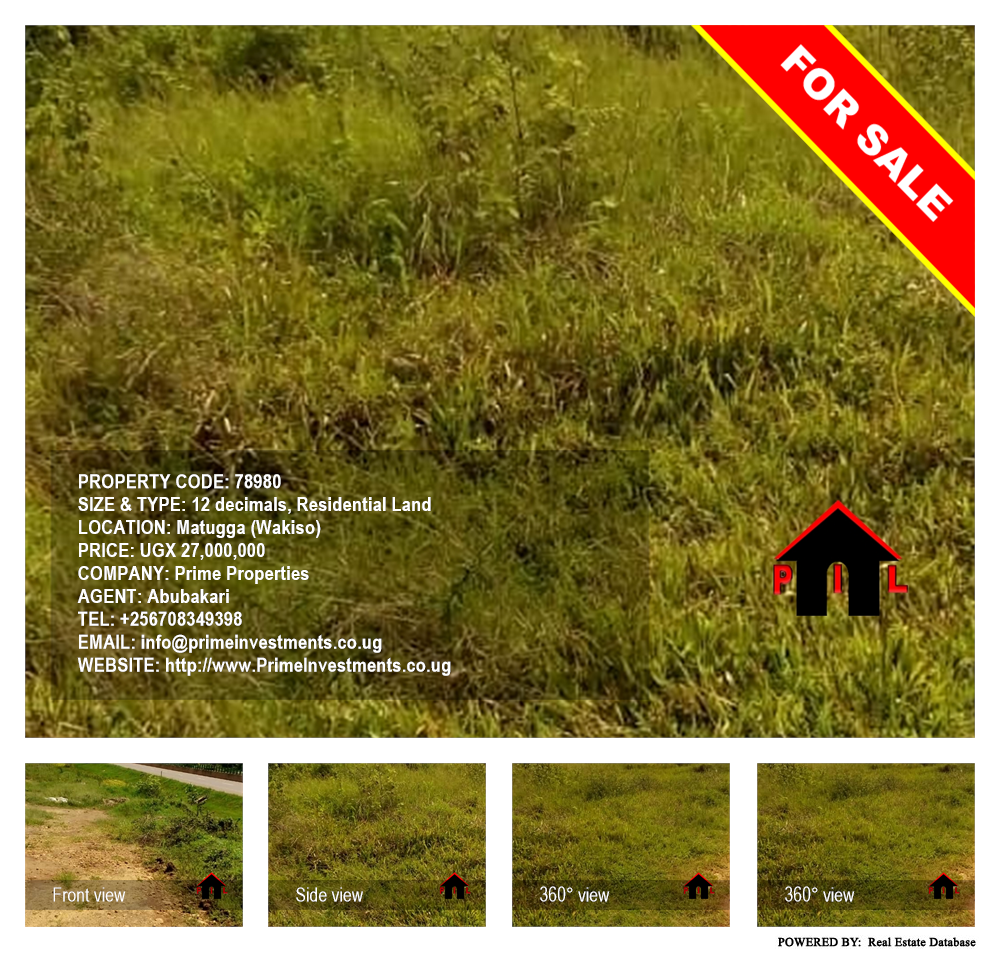 Residential Land  for sale in Matugga Wakiso Uganda, code: 78980