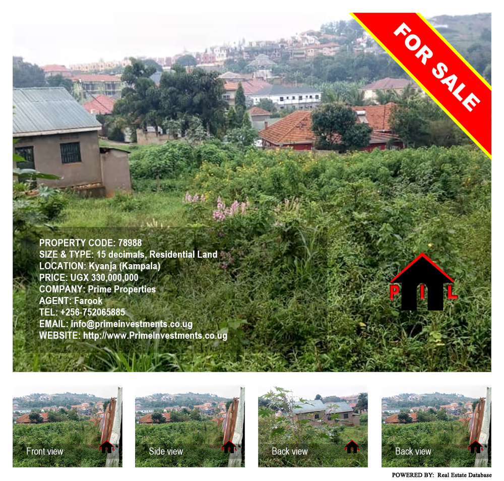 Residential Land  for sale in Kyanja Kampala Uganda, code: 78988