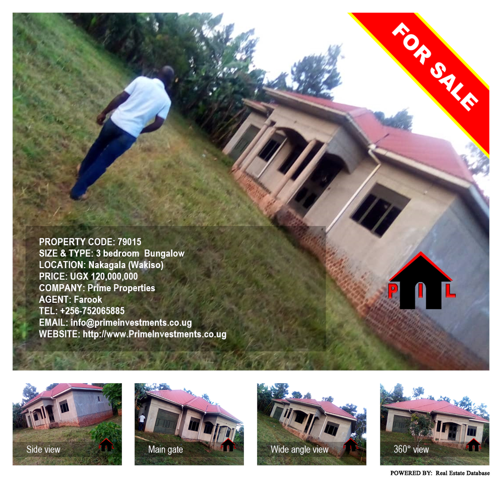 3 bedroom Bungalow  for sale in Nakagala Wakiso Uganda, code: 79015