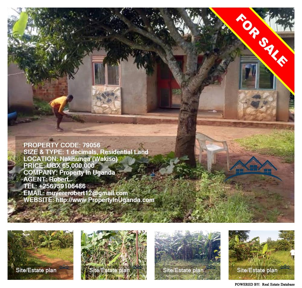 Residential Land  for sale in Nakisunga Wakiso Uganda, code: 79056