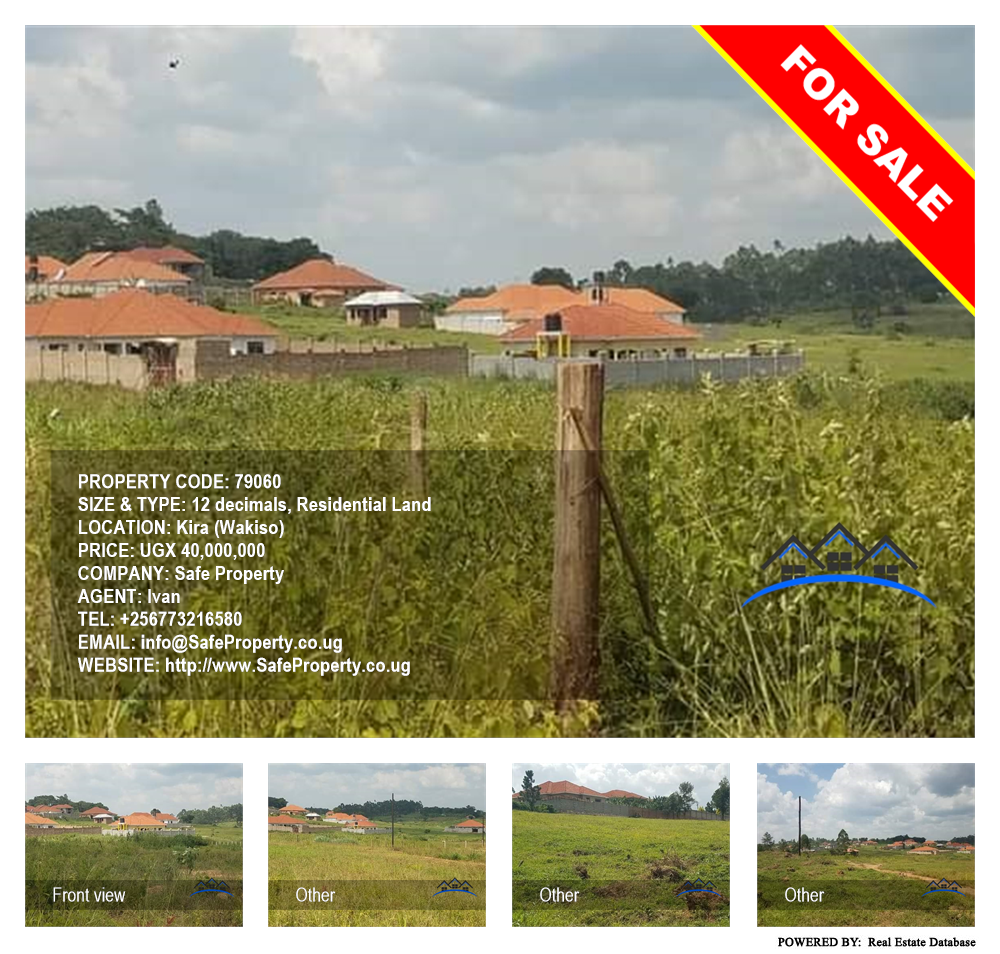 Residential Land  for sale in Kira Wakiso Uganda, code: 79060